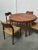 Brown Mid-Century Teak Extendabe Table and Chairs from Moller, Denmark, Set of 5 For Sale - Image 8 of 18