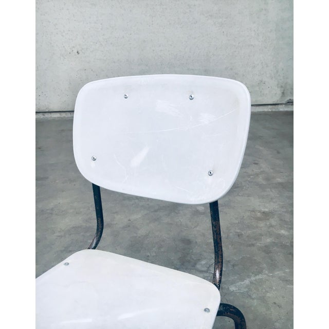 Industrial Dutch Stacking Chairs, 1960s, Set of 10 For Sale - Image 10 of 18