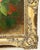 Shabby Chic Semi Antique Oil on Linen Board Floral Painting in Ornate Gold Frame For Sale - Image 3 of 9