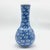 Handmade Ceramic Bud Vase (25cm) Deep Cobalt Blue with Floating Cloud Motifs – Elegant Bottle Neck Art Decor For Sale - Image 4 of 5