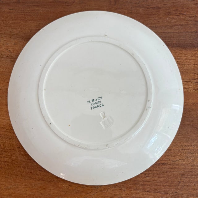 1800s French Faience Theatre Plate For Sale - Image 4 of 5
