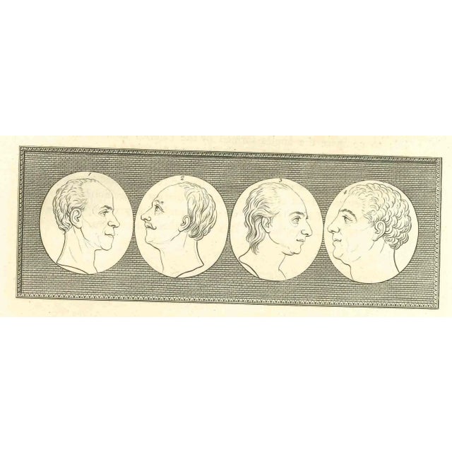 Heads of men is an original artwork realized by Thomas Holloway for Johann Caspar Lavater's "Essays on Physiognomy,...