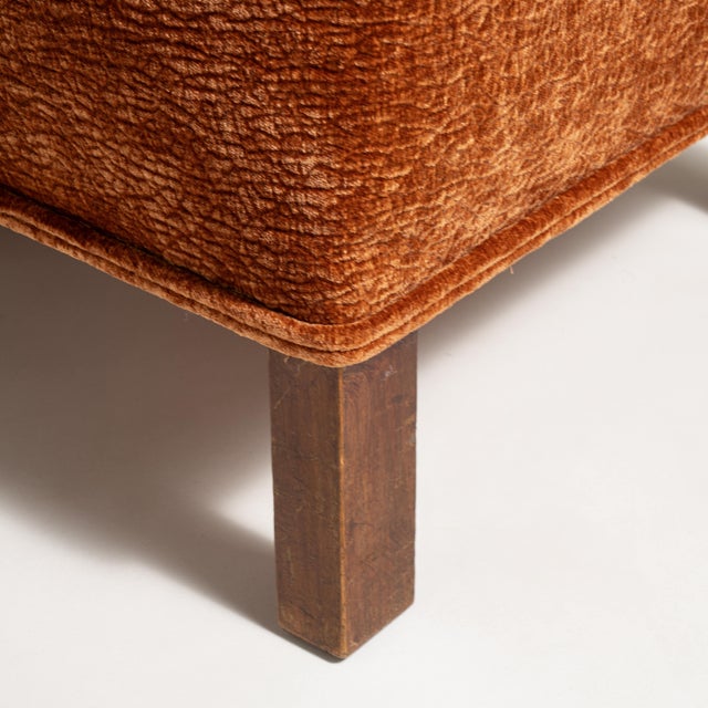 Art Deco Lounge Armchair With Ottoman France 1930s For Sale - Image 15 of 17