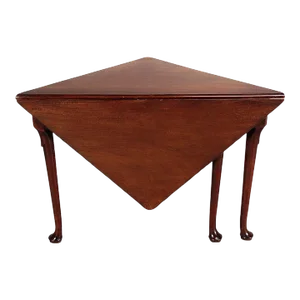 Antique Mahogany Handkerchief Table