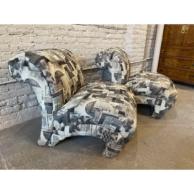 I adore the shape of these chairs and they are SO comfy to sit on. The label says Schweiger and I think they were designed...