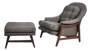 Edward Wormley Model 5701 Lounge Chair & Ottoman