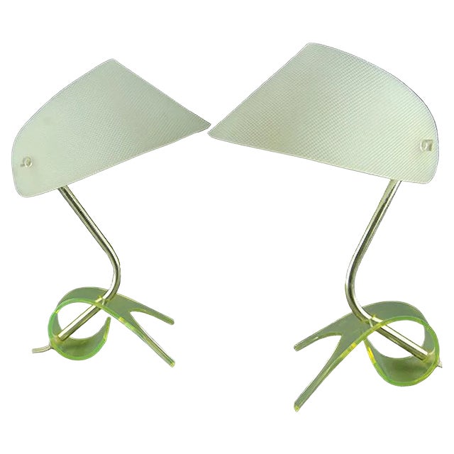 Mid-Century Side Lamps by Apolinary Galecki, 1960s, Set of 2 For Sale