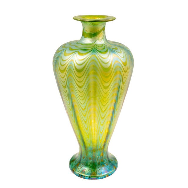 Glass Creta Vase by Johann Loetz for Witwe, 1899 For Sale - Image 7 of 7