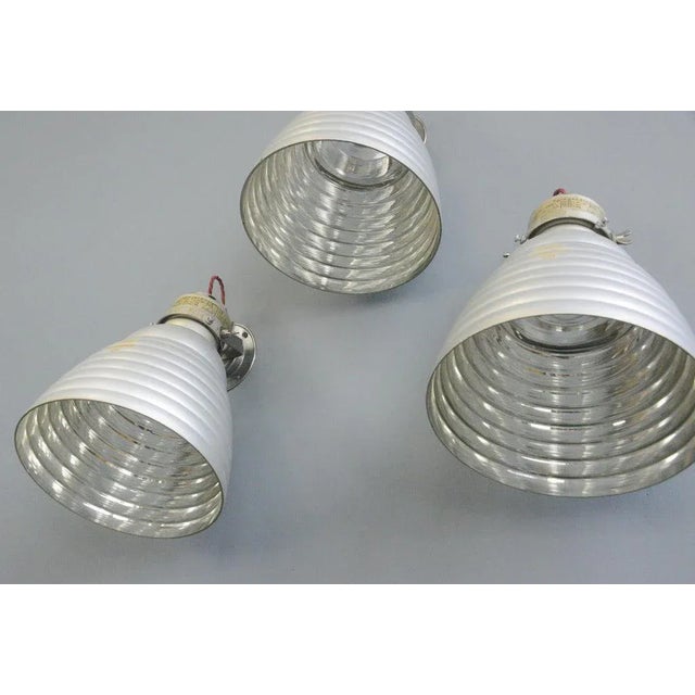 Silver Mercury Glass Wall Light from Zeiss Ikon, 1930s For Sale - Image 8 of 14