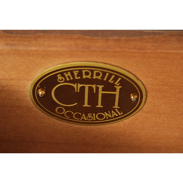 CTH Sherrill Occasional French Style Three Drawer Side Table For Sale - Image 9 of 13