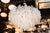 Modernist Opalescent and Clear Murano Glass Barbell Chandelier For Sale In New York - Image 6 of 10