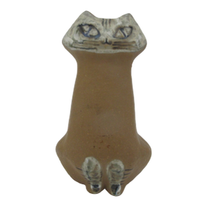 Lisa Larson Gustavsberg Sweden Lilla Zoo Series Sitting Cat Pottery Figurine