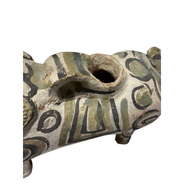 Vintage Torito De Pucará Peruvian Bull Sculpture Ceramic Folk Art Andes Decor For Sale - Image 13 of 18