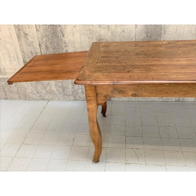 Serving Console Farmhouse Table For Sale - Image 6 of 13