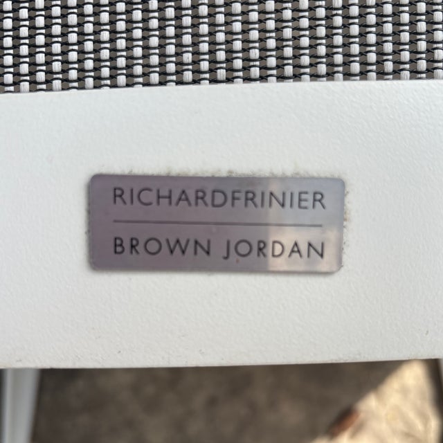 Brown Jordan Still Dining Arm Chairs. Set of Six. For Sale - Image 10 of 10