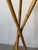 Brown Vintage Rosenthal Netter Style Coastal Bamboo & Rattan Pedestal Stand For Sale - Image 8 of 10