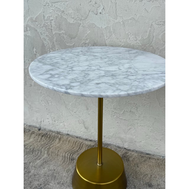 White West Elm Maisie Side Table For Sale - Image 8 of 12