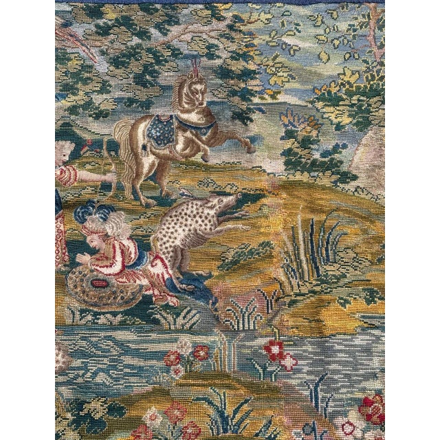 Antique 18th Century French Needlepoint Tapestry For Sale - Image 4 of 18