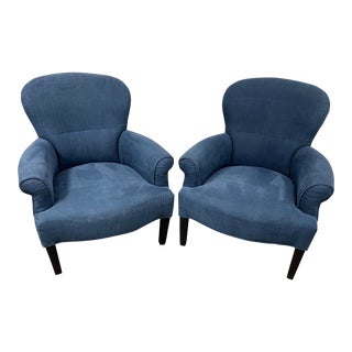 Cisco Brothers Arm Chairs, a Pair For Sale