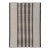 Large Vintage Hand Woven Turkish Kilim Rug With Stripes in Gray, White & Cream For Sale