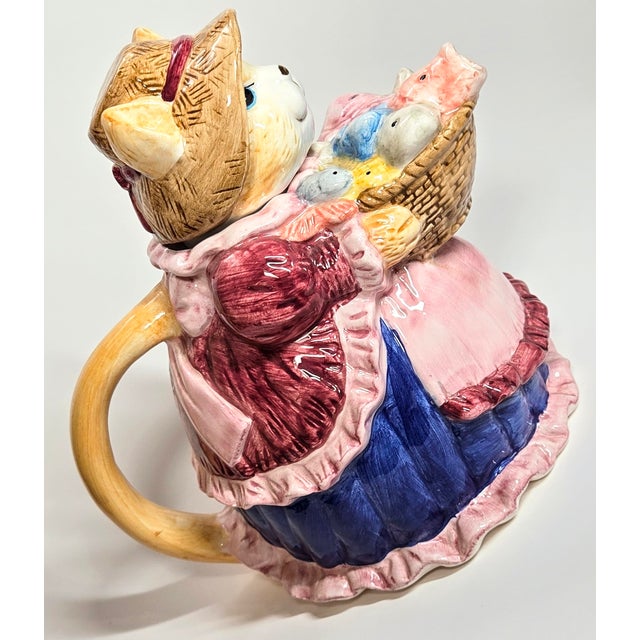 Fish Market Cat Teapot For Sale - Image 10 of 12