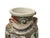 Vintage Asian Satusma Ceramic Handpainted Samurai Relief Dragon Motif Vase For Sale - Image 14 of 18