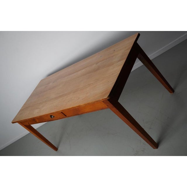 Vintage 20th Century Farmhouse French Cherry Dining Table For Sale - Image 10 of 17
