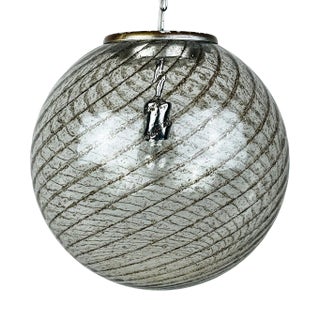 Vintage La Murrina Swirled Murano Glass Pendant Lamp, Italy, 1970s For Sale