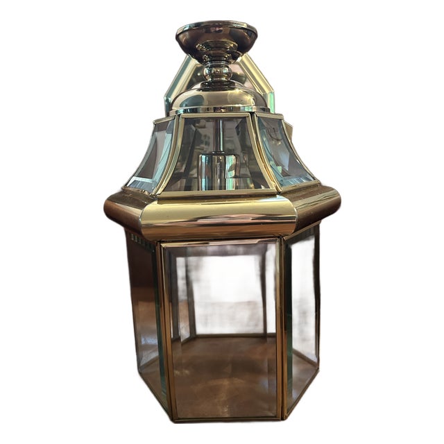Kichler Solid Brass Lantern For Sale