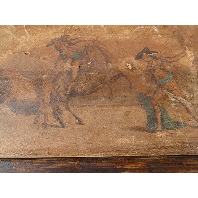 Set Six 7"x12 Collage Antique Rustic Spanish Style Pictures of Bullfighters & Matadors For Sale - Image 16 of 18