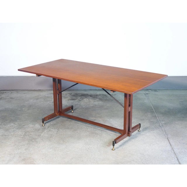 Italian Table in Wood, 1960s For Sale - Image 9 of 9