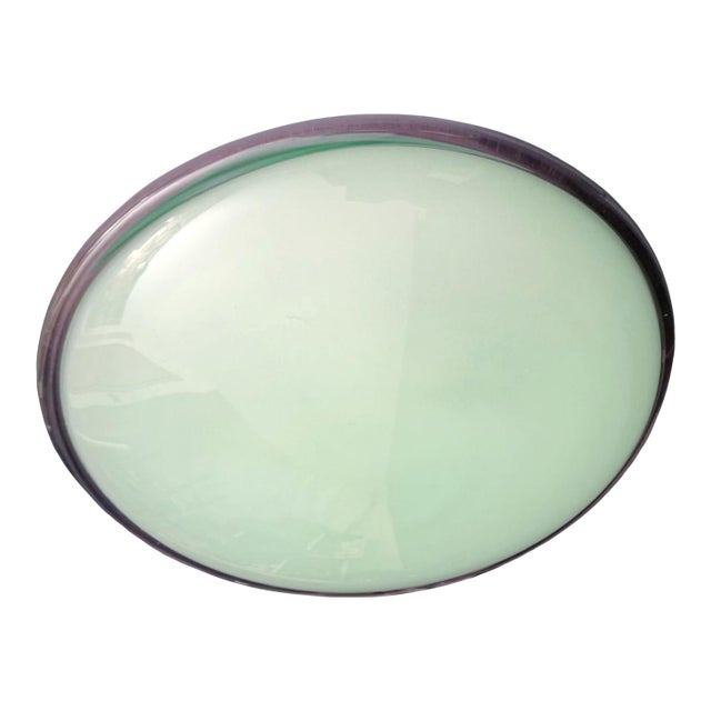 1960s Purple Murano Flush Mount For Sale