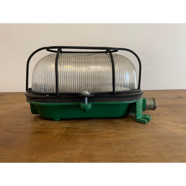 Black Vintage Industrial KPA 262 Bulkhead Wall Light, 1970s For Sale - Image 8 of 13