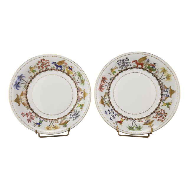 Chinese Circus Bowls from C. Le Tallec, 1987, Set of 2 For Sale