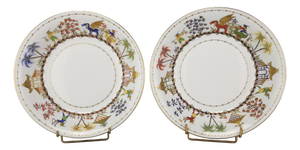 Chinese Circus Bowls from C. Le Tallec, 1987, Set of 2