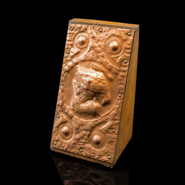 Wood 1890's Pair, Antique Maritime Bookends For Sale - Image 7 of 9