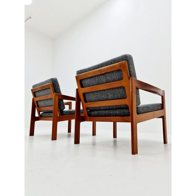 Wood Mid-Century Easy Lounge Chair in Teak by Illum Wikkeslo Eilersen, 1960s For Sale - Image 7 of 11