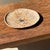 Small Trinket Tray or Dish in Beige Petrified Wood with Small Black Heart-Shaped Circles D21-25 -3314 For Sale - Image 18 of 18