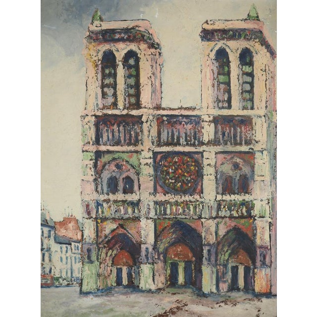 Modern Elisée Maclet, Montmartre Moulin de la Galette, 1930, Oil on Panel, Framed For Sale - Image 3 of 10