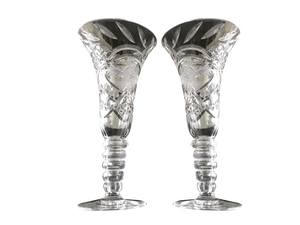 Crystal Vases, 1970s, Set of 2
