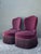 This exquisite pair of vintage slipper chairs captures the playful glamour of Hollywood Regency design with a touch of...