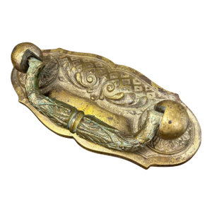 Antique English Brass Door Knocker
