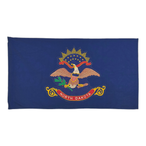 Vintage Cotton Flag of North Dakota