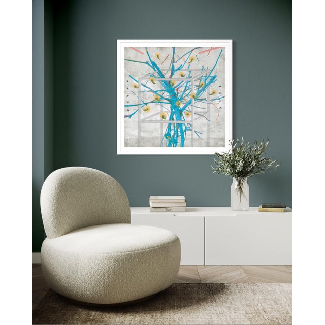 Contemporary The Perfect Stranger by Steve Moors 38"x38" Framed For Sale - Image 3 of 13