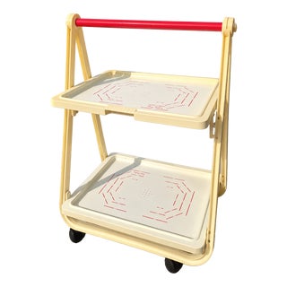 Vintage Serving Trolley by Pierre Cardin for Simo, 1970s For Sale
