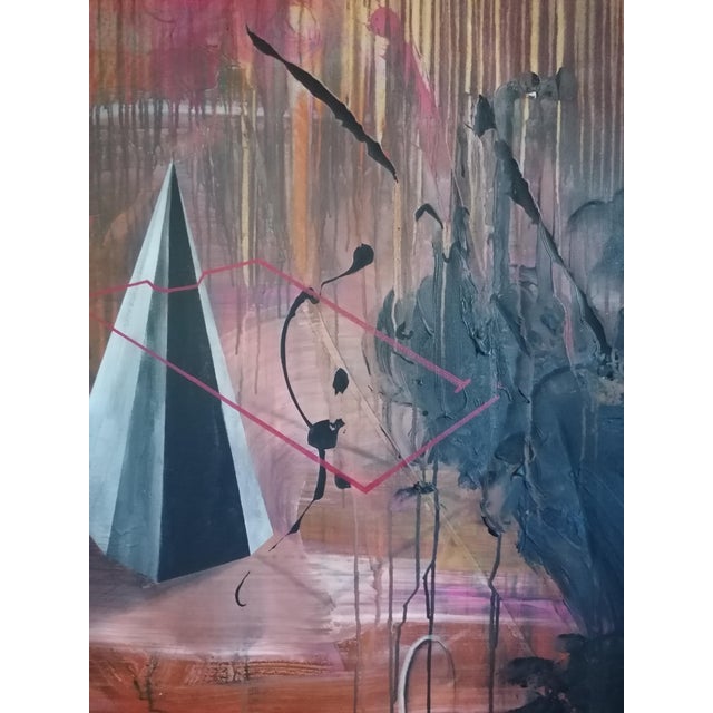 Stefano Mazzolini, Tolomeo, 2023, Acrylic & Oil on Canvas For Sale - Image 4 of 14