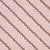 Schumacher Rousseau Stripe Fabric In Cocoa & Blush For Sale