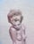 Figurative 1960s Marcello Cassinari Vettor Figurative Seated Female Nude, Signed For Sale - Image 3 of 10