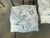 French Louis XVI Style Painted Ottomans W/ Blue & White Linen Upholstery - Pair For Sale In Atlanta - Image 6 of 6