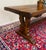 Antique French Country Farm Dining Table Farmhouse Trestle Base Oak 87"w For Sale - Image 16 of 17